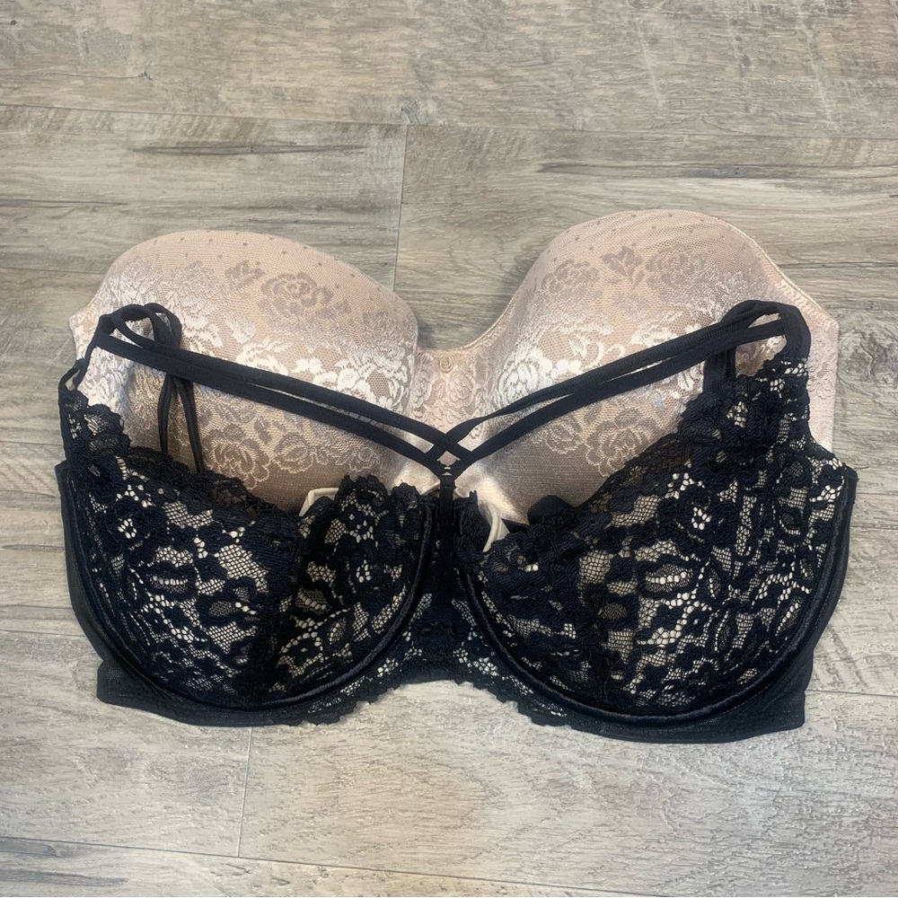 Soma Cacique 2 Bras Stunning Support Strapless Lace Balconete